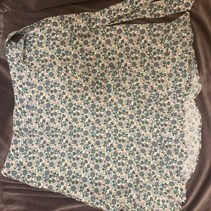 Loft faux wrap skirt